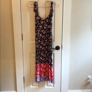 Express floral maxi dress
